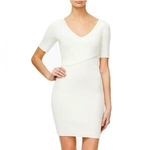 Good American Size 1 (Small) White Bodycon Dress